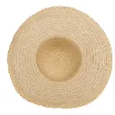 Chapeau de paille à noeud, élégant chic
