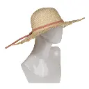 Chapeau de paille à noeud, élégant chic