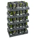 Plante cactus nori H20 assiette box, 6-fois assort