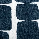 Housse coussin chen jeni 30x50cm, bleu egéen