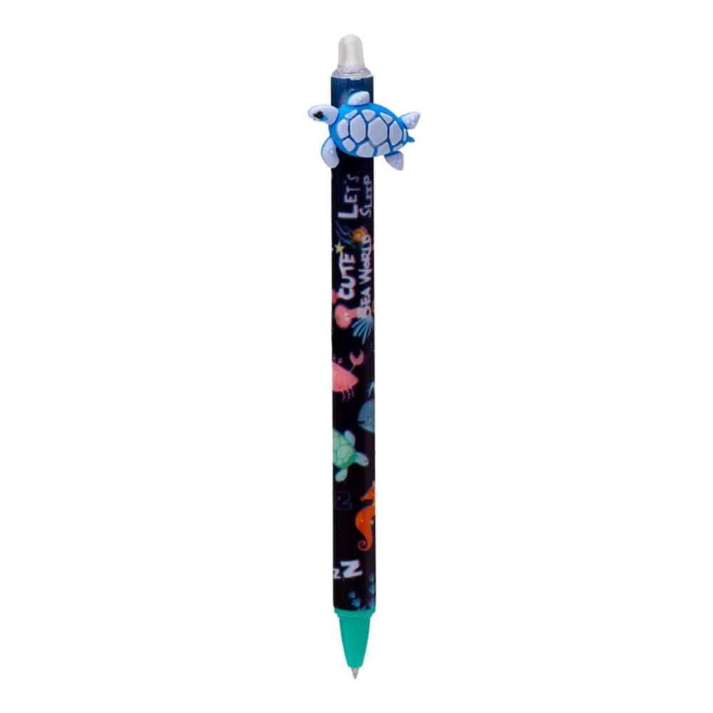 Stylo effaçable avec animal marin 
