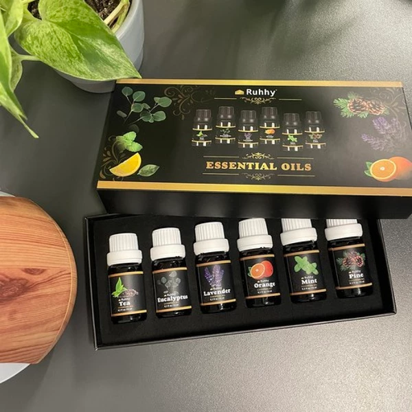 Huile essentielle - lot de 6 pcs. 10ml Ruhy 