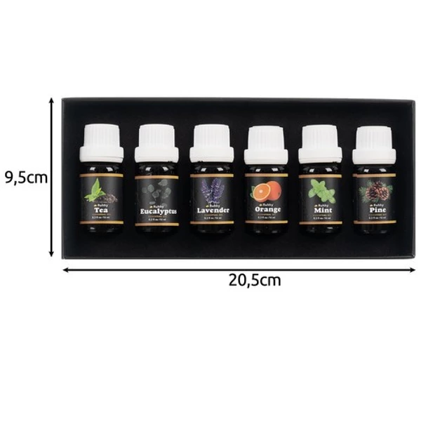 Huile essentielle - lot de 6 pcs. 10ml Ruhy 