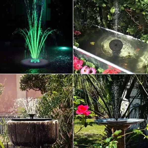 Gardlov 23227 Fontaine de jardin solaire LED