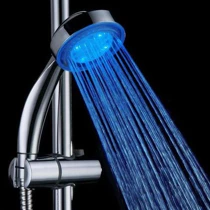 Pomme de douche LED thermorétractable
