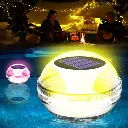 Eclairage de piscine solaire flottant