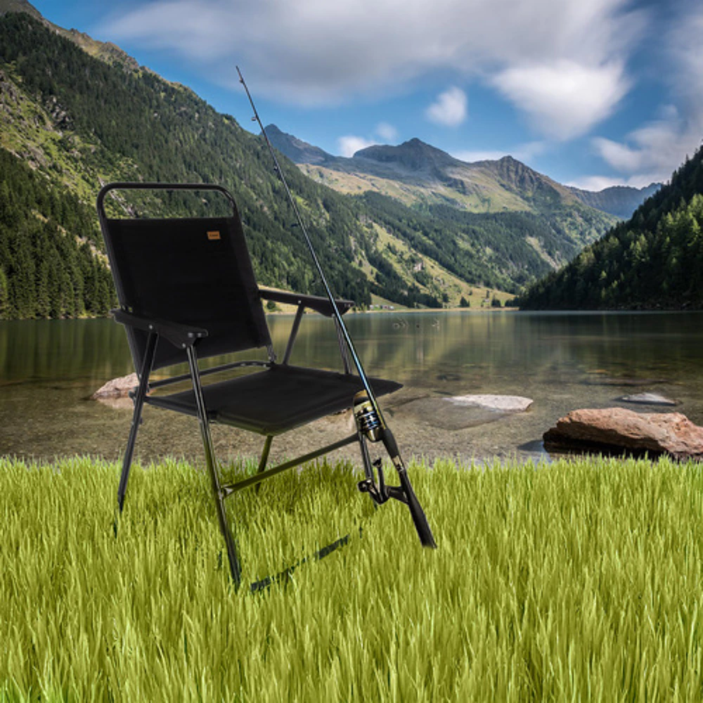 Chaise de pêche noire Trizand 25470 
