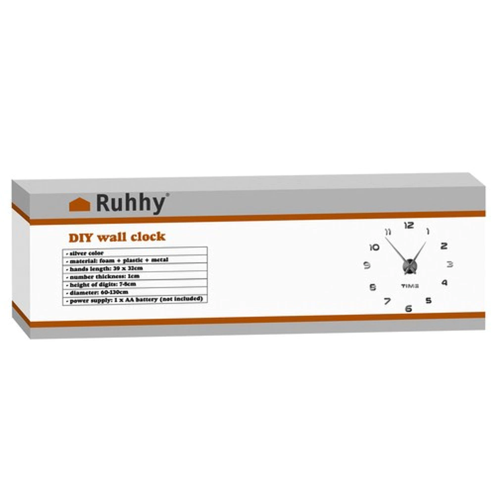 Horloge murale DIY Ruhhy 22143 