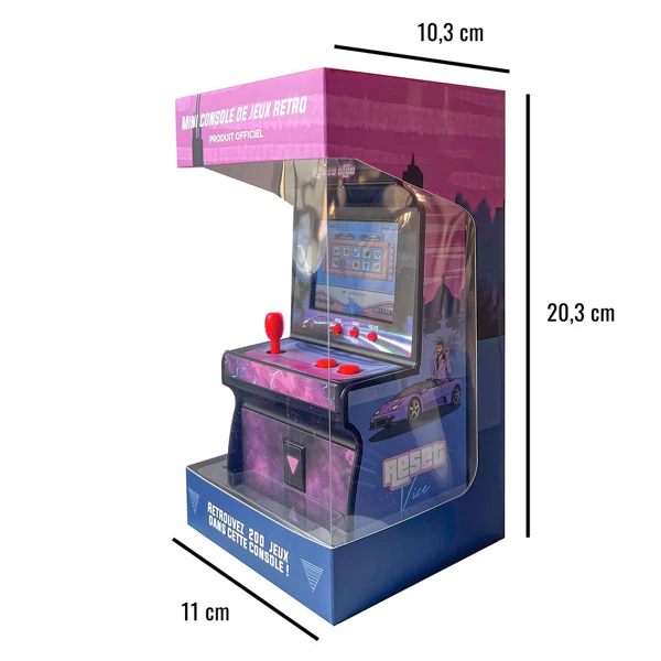  Mini Borne Arcade Retro - 200 Jeux Originaux 