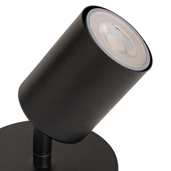 plaf / applique x1 metal vico nr d10, noir