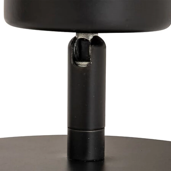 plaf / applique x1 metal vico nr d10, noir