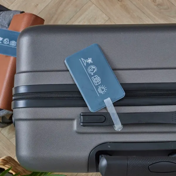 porte etiquette à bagages x2