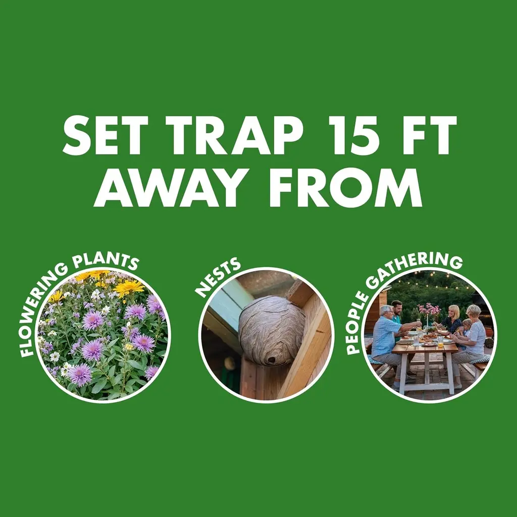 TRAP- Piege Spectracide Wasp & Hornet- Anti Guepes 13.5oz +0.25oz