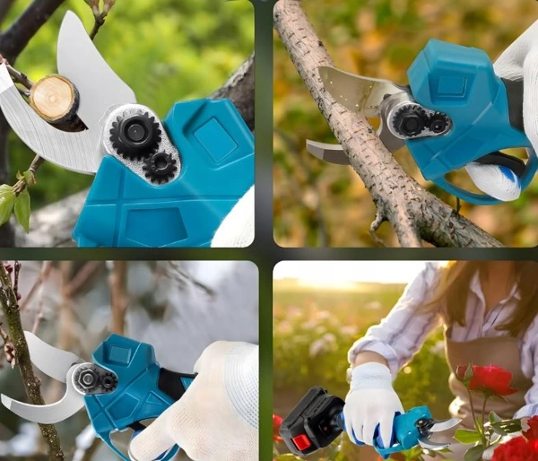 Scateur de jardin pour branches d'arbustes 