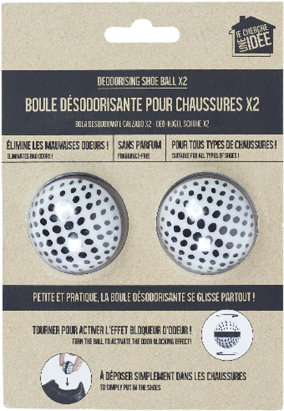 shoe deodorant ball x2