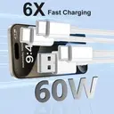 Car Carplay USB C Charge 2x1m et 2x2m