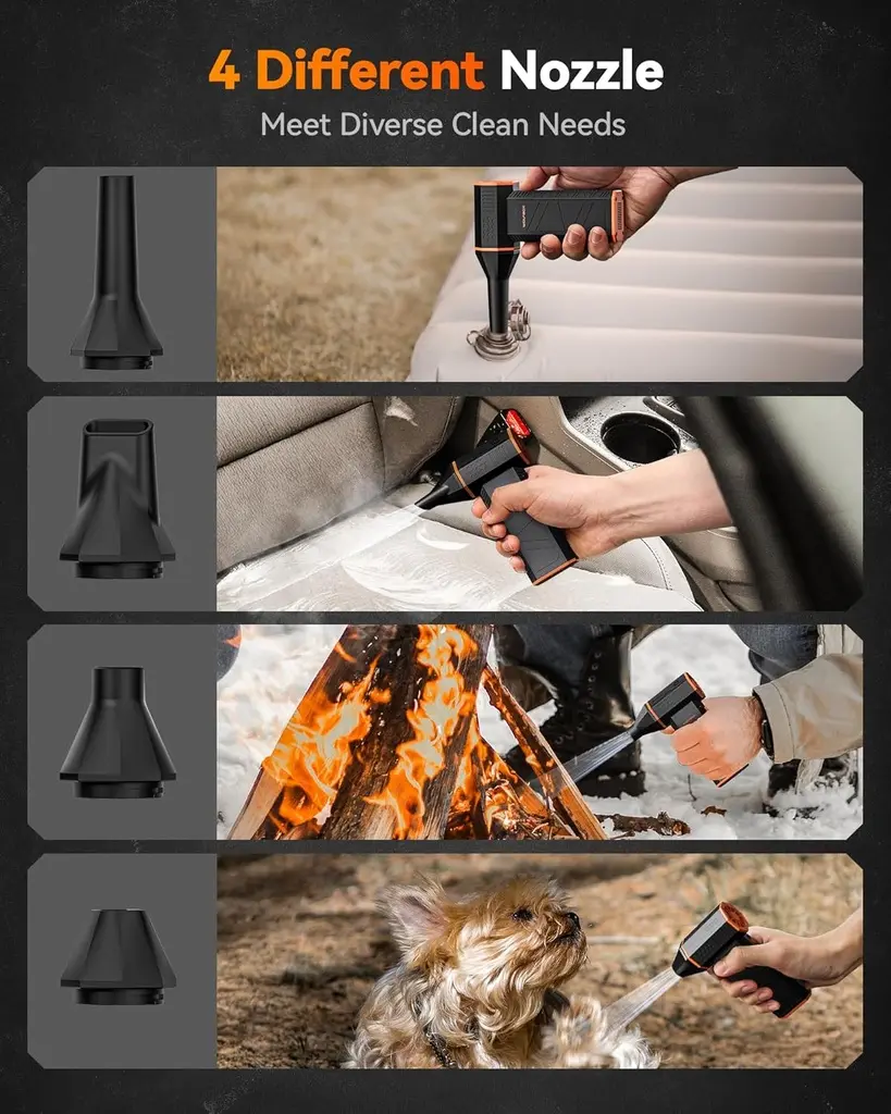 Wolfbox MF50 souffleur d'air 110k rpm