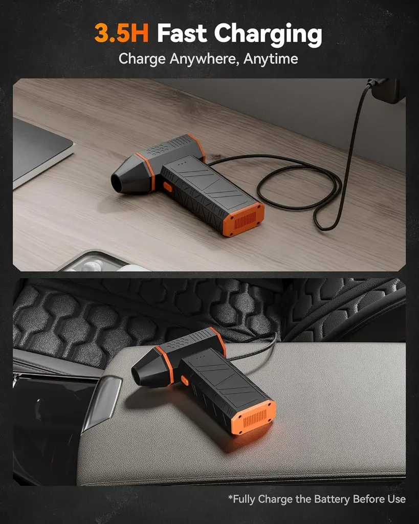 Wolfbox MF50 souffleur d'air 110k rpm