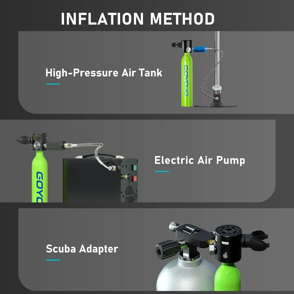 Mini Bouteille de plongée 10 min