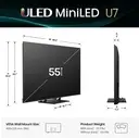 Hisens smart tv 55" 4k miniLED 165HZ