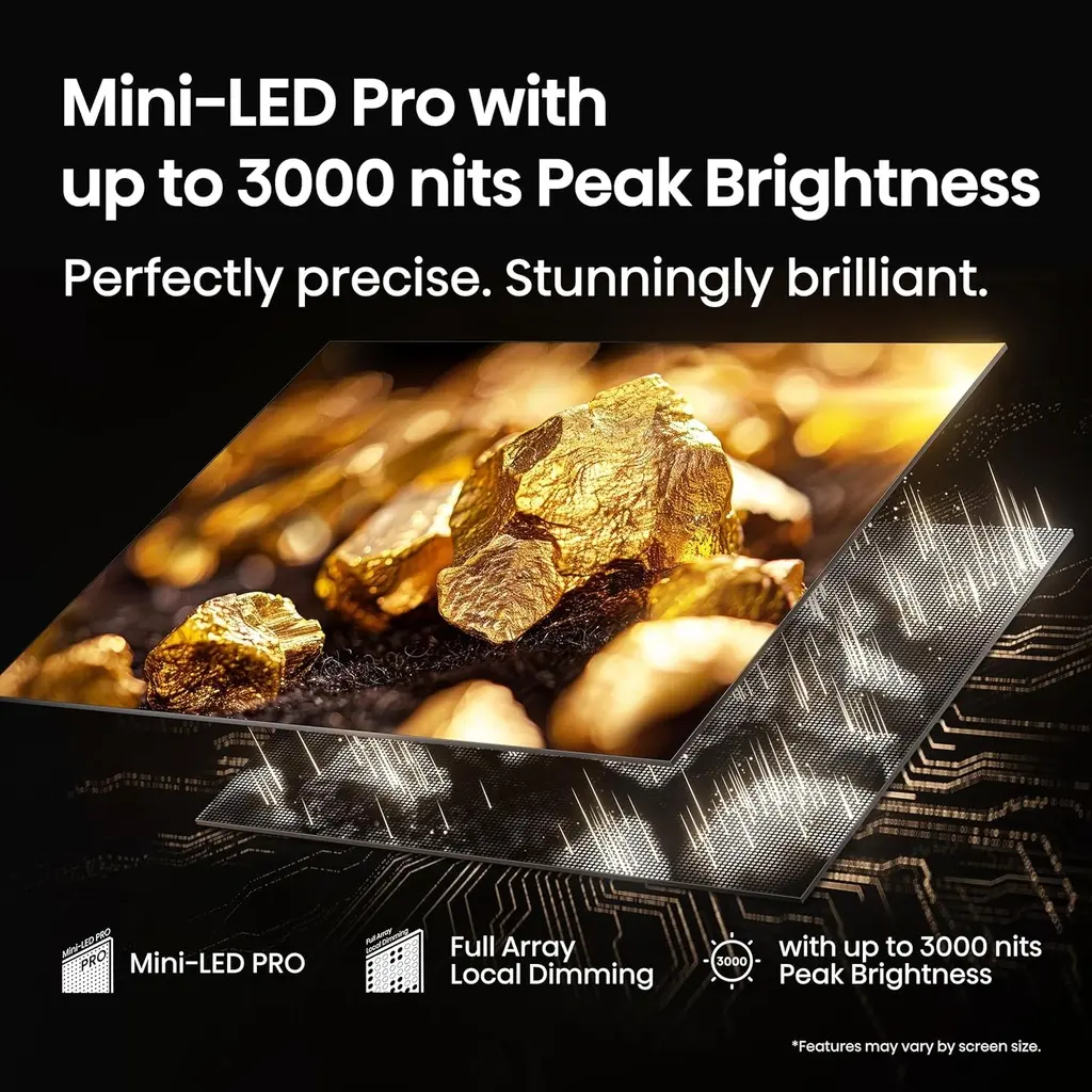 Hisens smart tv 55" 4k miniLED 165HZ