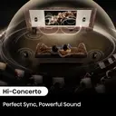 home cinema Hisense Devialet HT Saturn 4.1.2 canaux avec caisson de basses sans fil, Dolby Atmos, DTS:X, Bluetooth 5.3, EzPlay, HDMI 