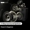 home cinema Hisense Devialet HT Saturn 4.1.2 canaux avec caisson de basses sans fil, Dolby Atmos, DTS:X, Bluetooth 5.3, EzPlay, HDMI 