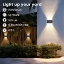 Pack de 2 Lampe Solaire SATURN UP&DOWN 100LM IP67