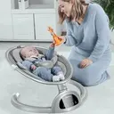 Balancelle bébé BabyBond – Bluetooth avec musique, 5 vitesses, harnais 5 points – Télécommande incluse