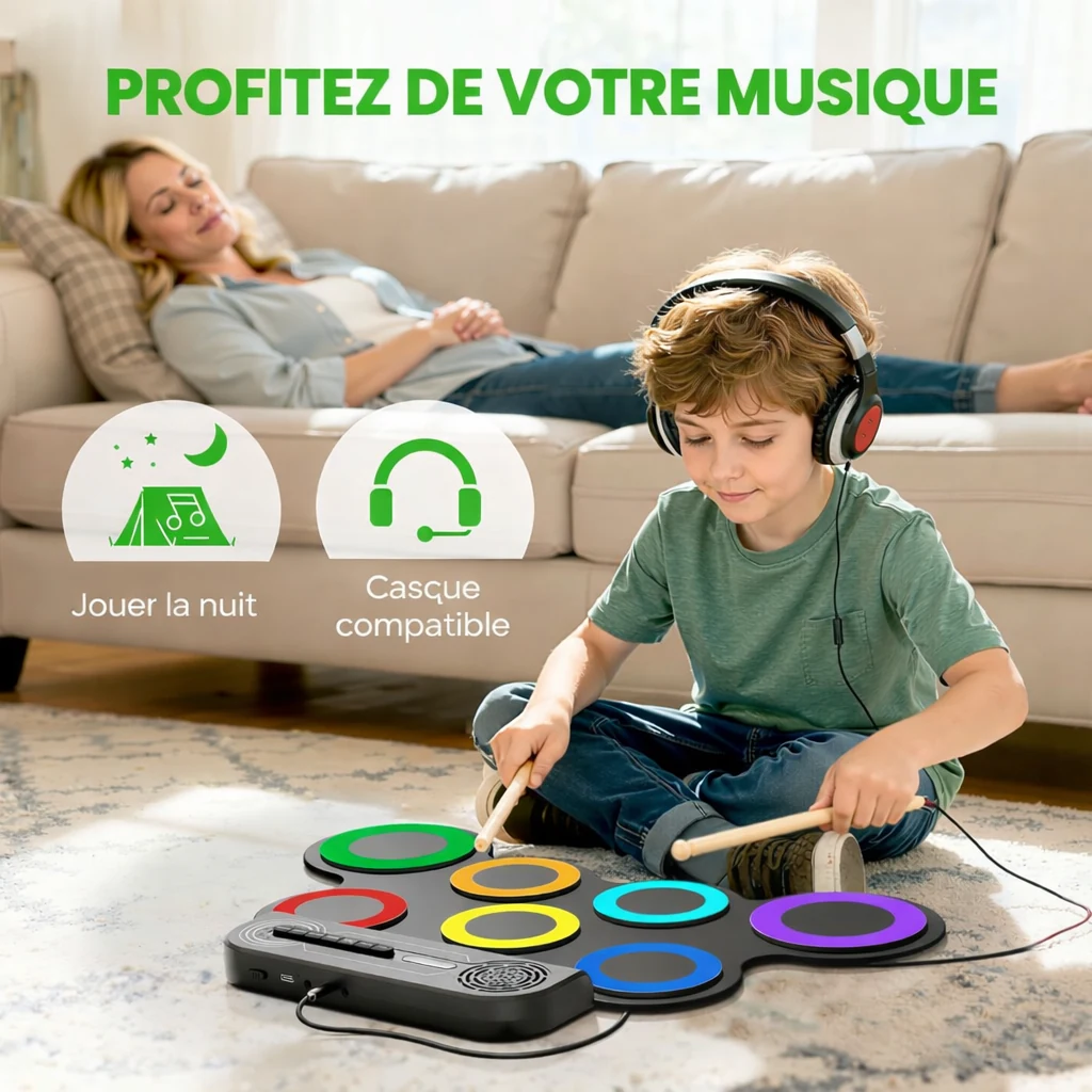 Batterie électronique VerkTop pour enfants
