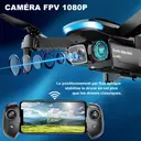 Drone Oddire avec caméra 1080p – Drone pliable avec 2 batteries et sac de transport