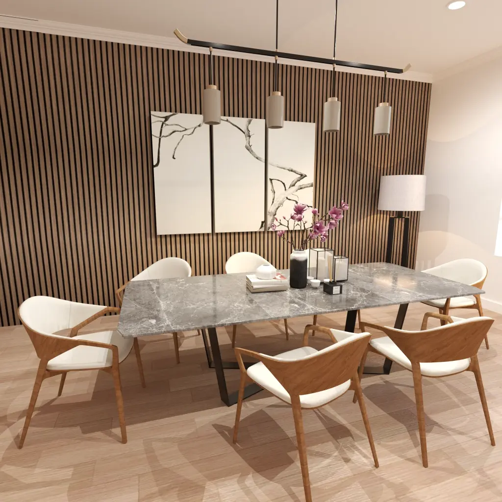 PANNEAU ACOUSTIQUE WALNUT 2400*600*21mm