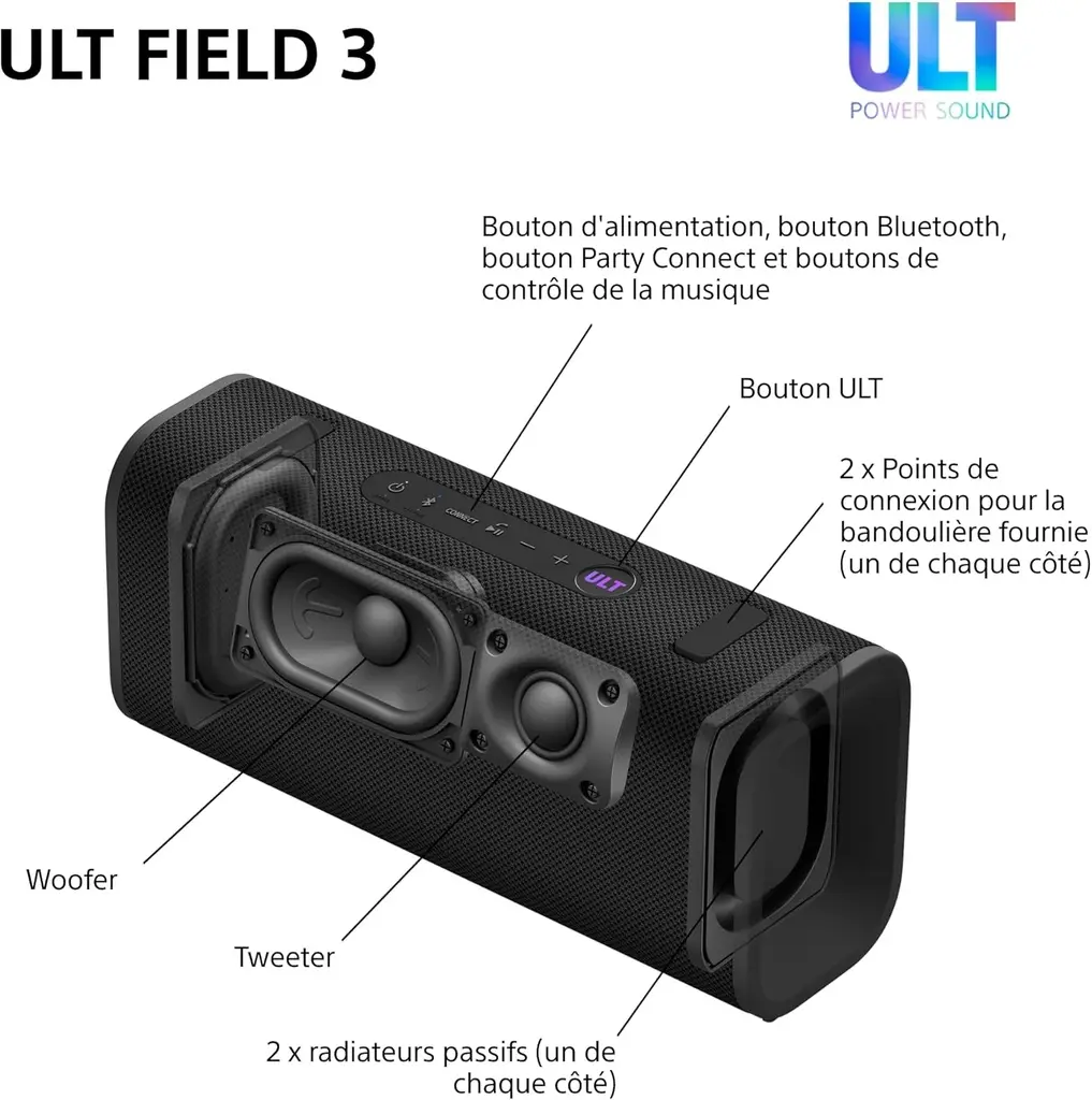 Enceinte Sony ult field 3