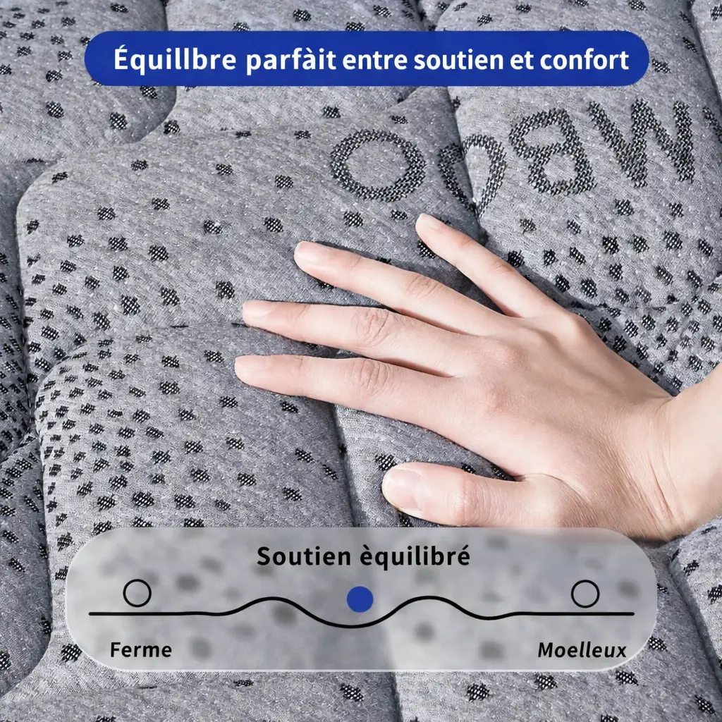 Matelas hybride mémoire de forme (25cm)