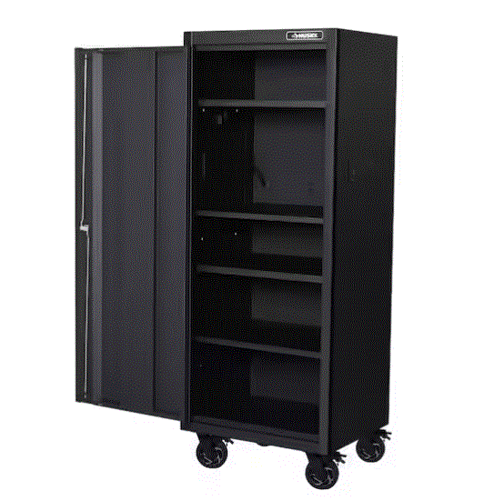 HUSKY Armoire à outils a roulettes-4 etageres- 69.85LR*58.42PR*186.44HT