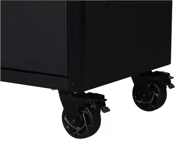 HUSKY Armoire à outils a roulettes-4 etageres- 69.85LR*58.42PR*186.44HT