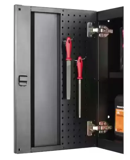 HUSKY Rangement de outils de garage en acier soudé robuste en 3 pce, couleur noire (162.56 L x 203.2 H x 60.96cm P)