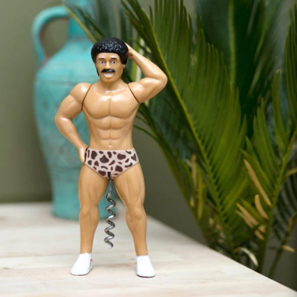 Tire-Bouchon Homme Muscleman Moustache 20cm Modèle