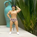 Tire-Bouchon Homme Muscleman Moustache 20cm Modèle