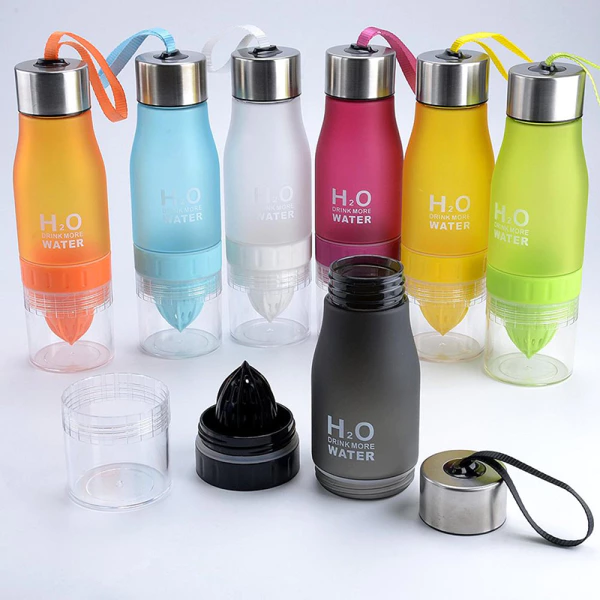 H2O WATER : Bouteille Détox Infuseur de Fruits