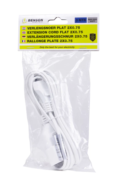 Rallonge plate 2 x 0,75 3 m