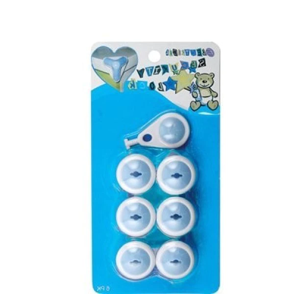 Protège prises 230V, 6 pièces, pour enfants