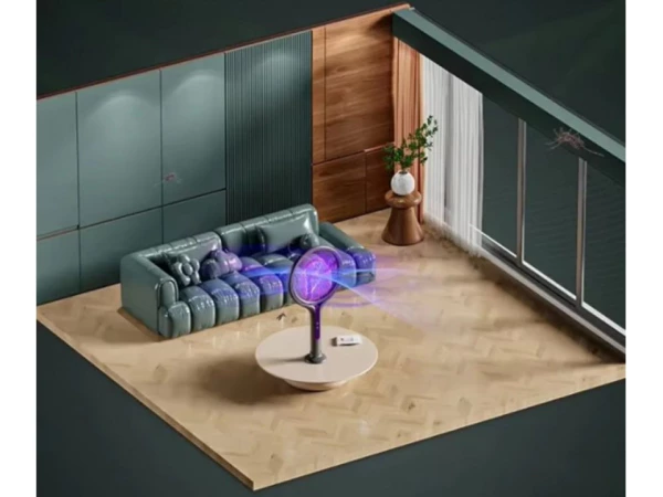 Tapette à moustiques télescopique à piles