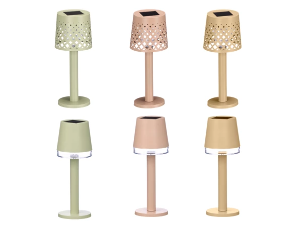 lampadaire solaire, modèle 2 fois assorti 3 couleu
