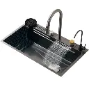 Évier de cuisine multifonctionnel – 75 × 45 cm