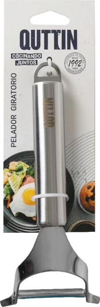 Éplucheur rotatif acier inoxydable argent Quttin
