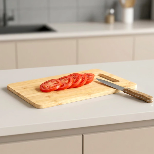 Planche à découper en bambou 28 x 20 cm