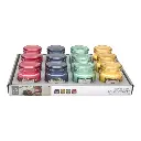 Bougie parfumée Paradis Exotique H 6,8 cm, 4 assorties