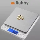 Balance de cuisine 500 g x 0,01 g Ruhhy 19899