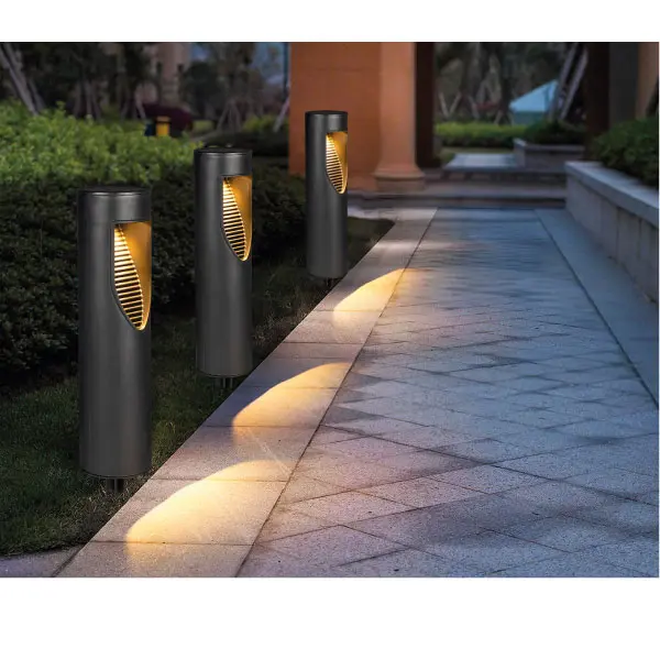 Lampe de jardin solaire moderne 45 cm Présentoir